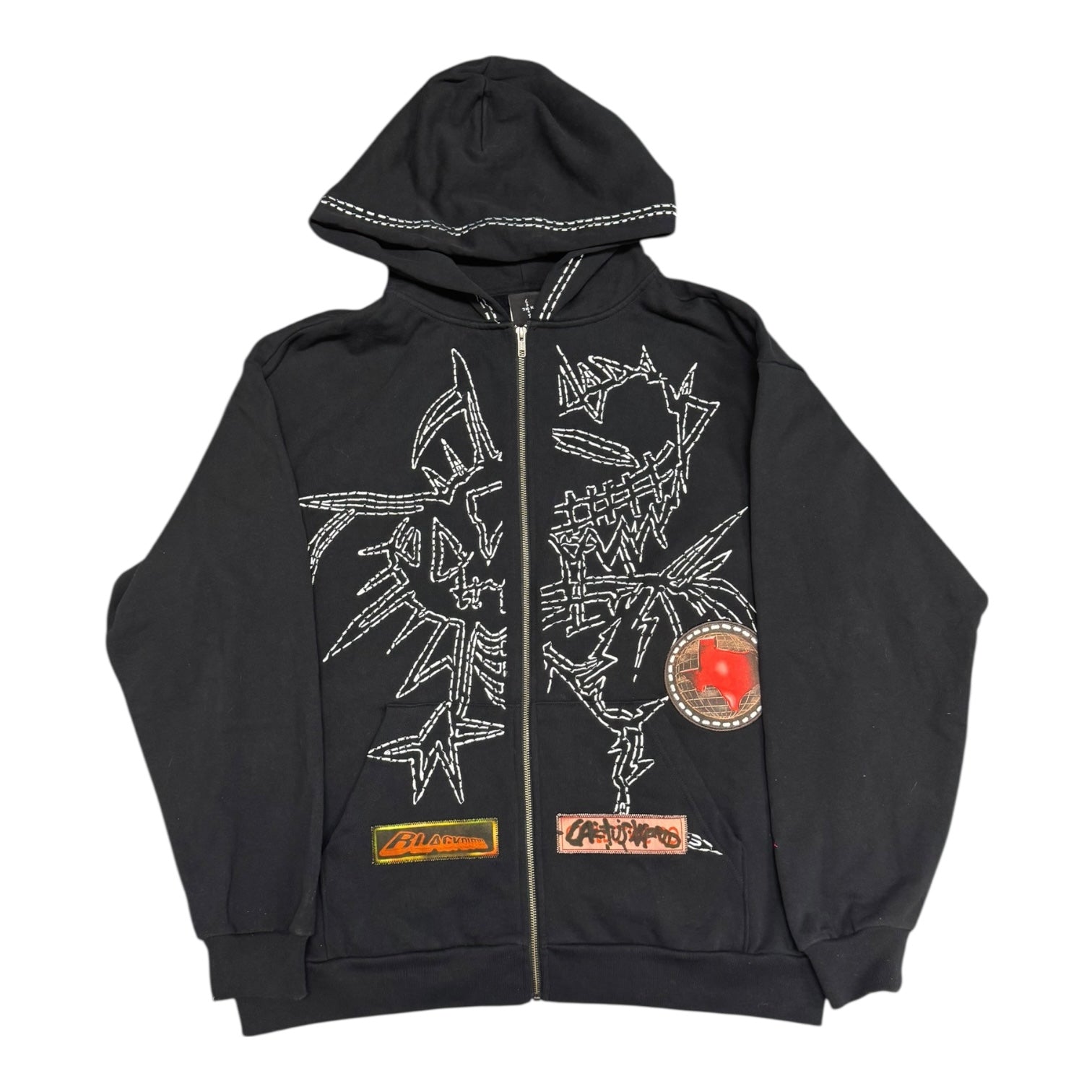 Travis Scott Blackout Zip Up Jacket