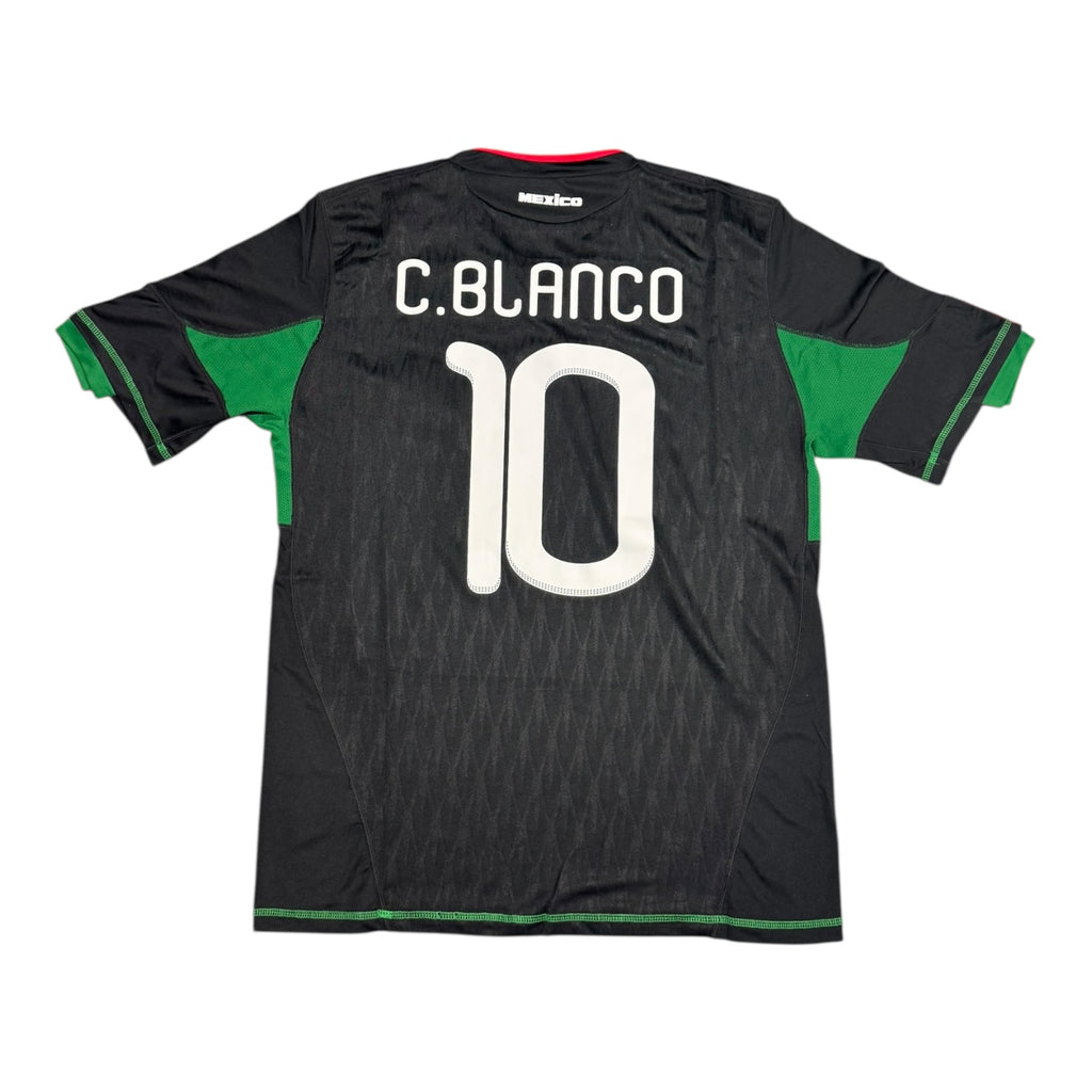 Mexico 2010 Away Black Jersey - C. BLANCO