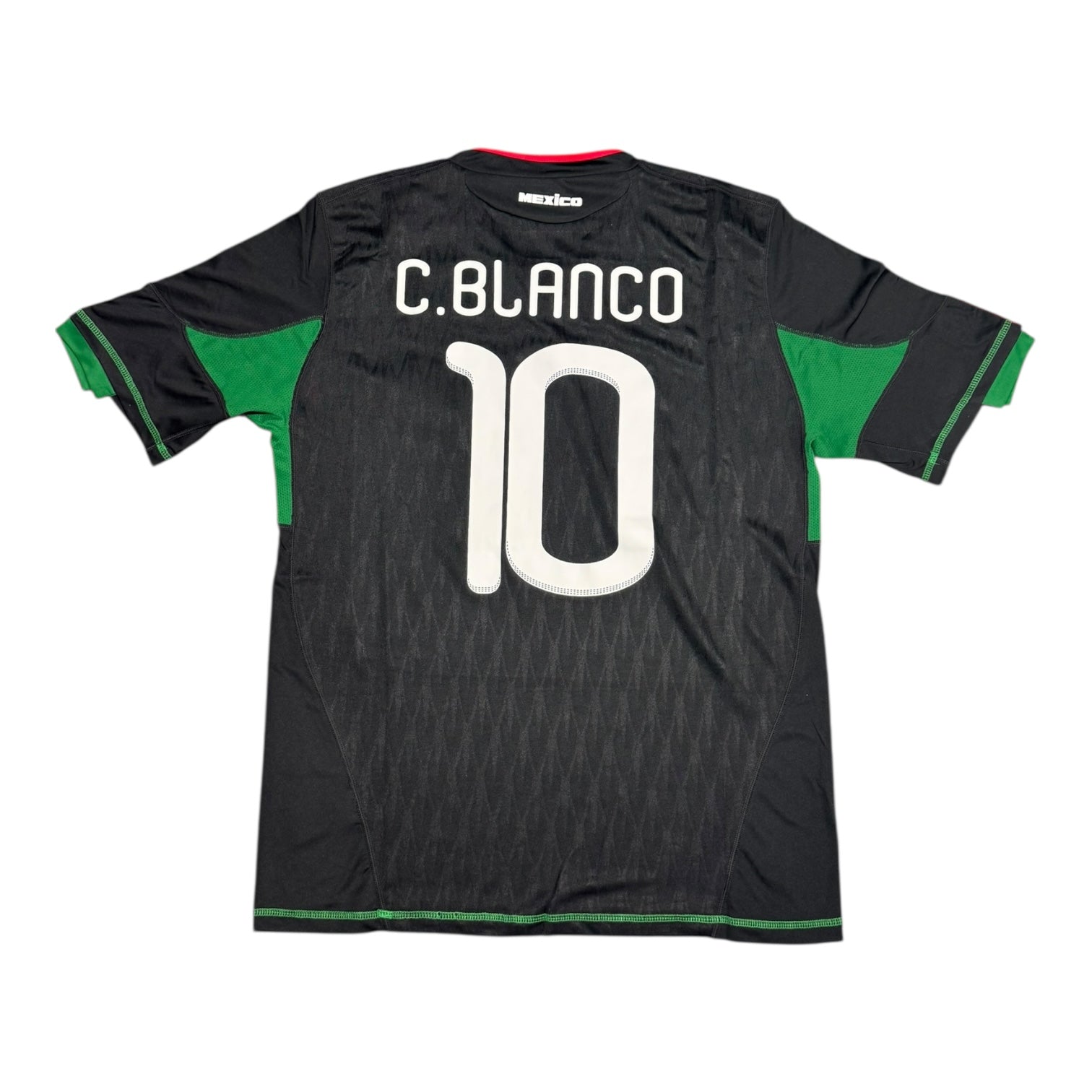 Mexico 2010 Away Black Jersey - C. BLANCO