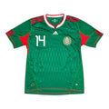 Mexico 2010 Home Green Jersey - J. HERNANDEZ