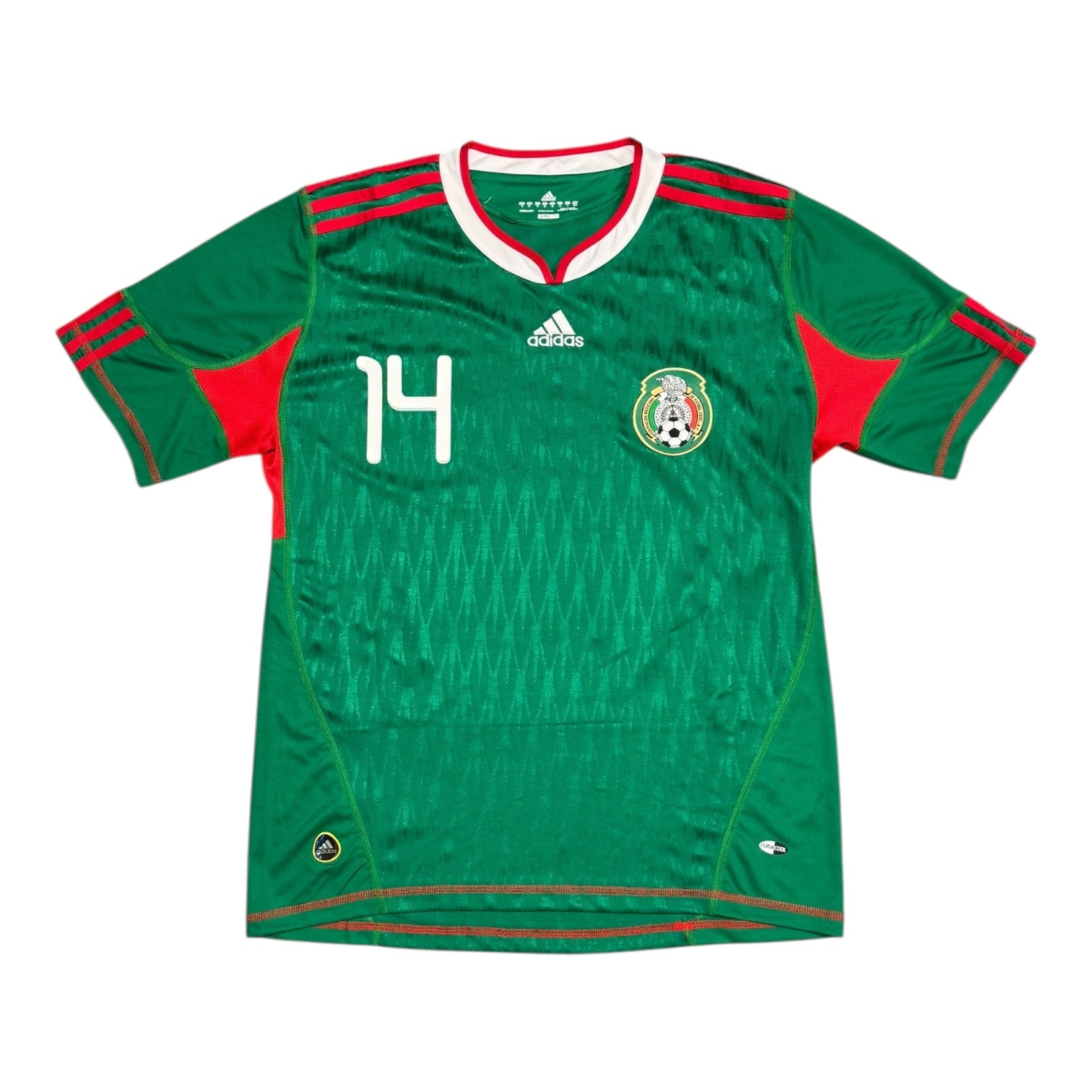 Mexico 2010 Home Green Jersey - J. HERNANDEZ