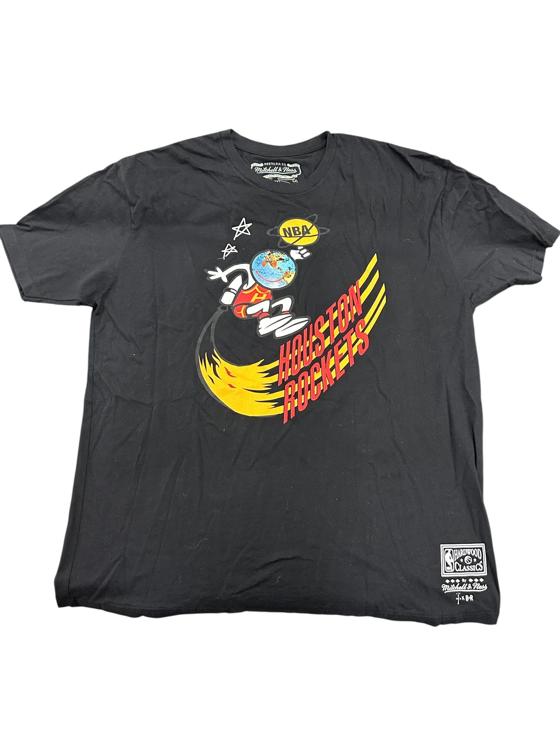 Travis Scott X Mitchell & Ness Black Rockets Tee