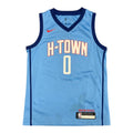 Houston Rockets Westbrook Sky Blue Jersey (Youth)