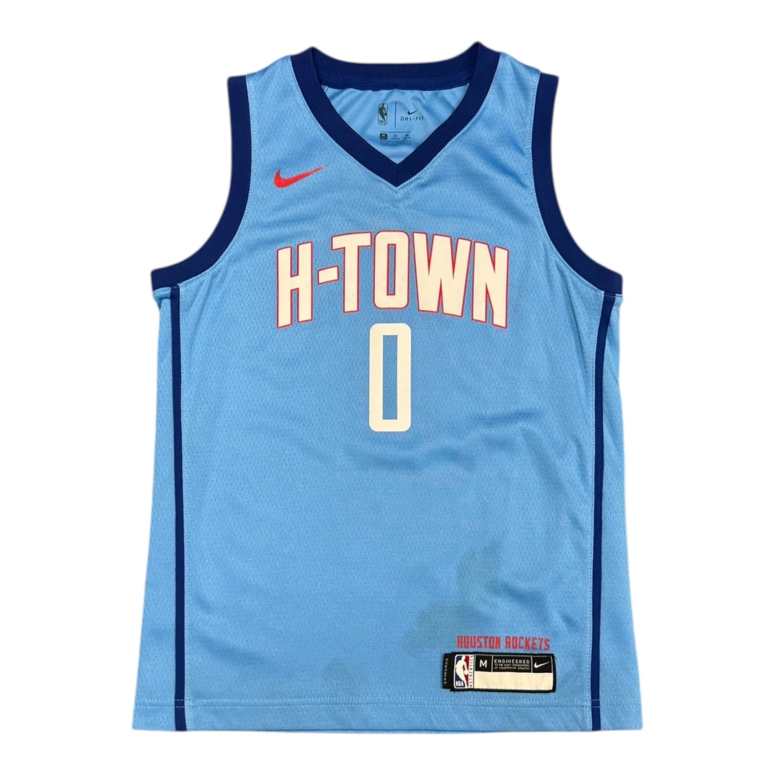 Houston Rockets Westbrook Sky Blue Jersey (Youth)