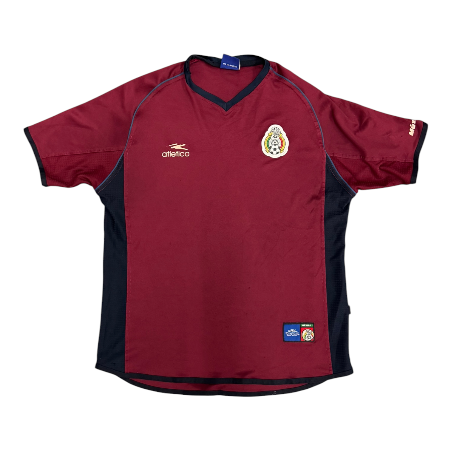 Mexico 2002 Away Maroon Jersey