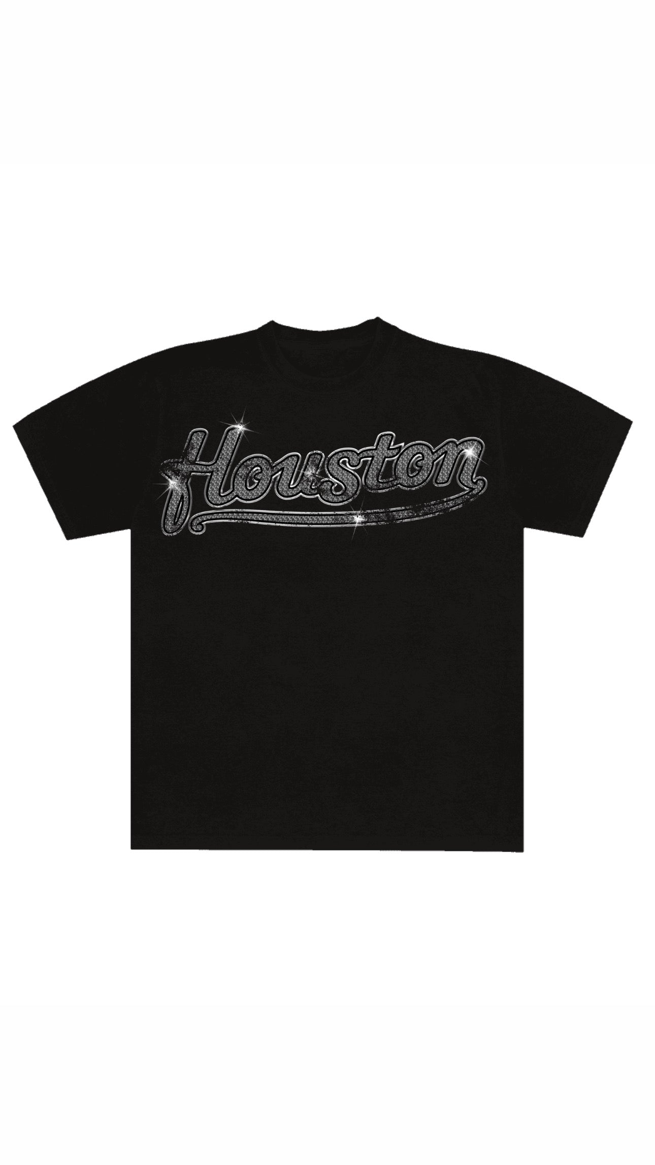 Houston Bling Black Tee