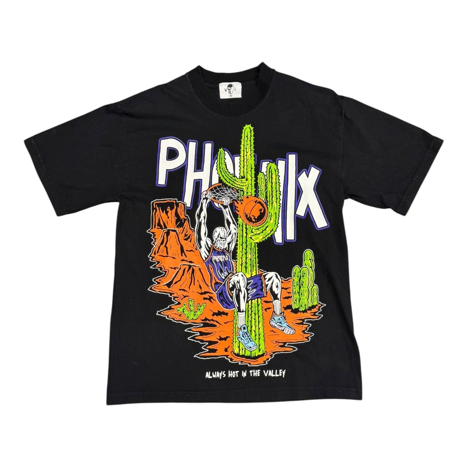 Warren Lotas Phoenix Black Tee