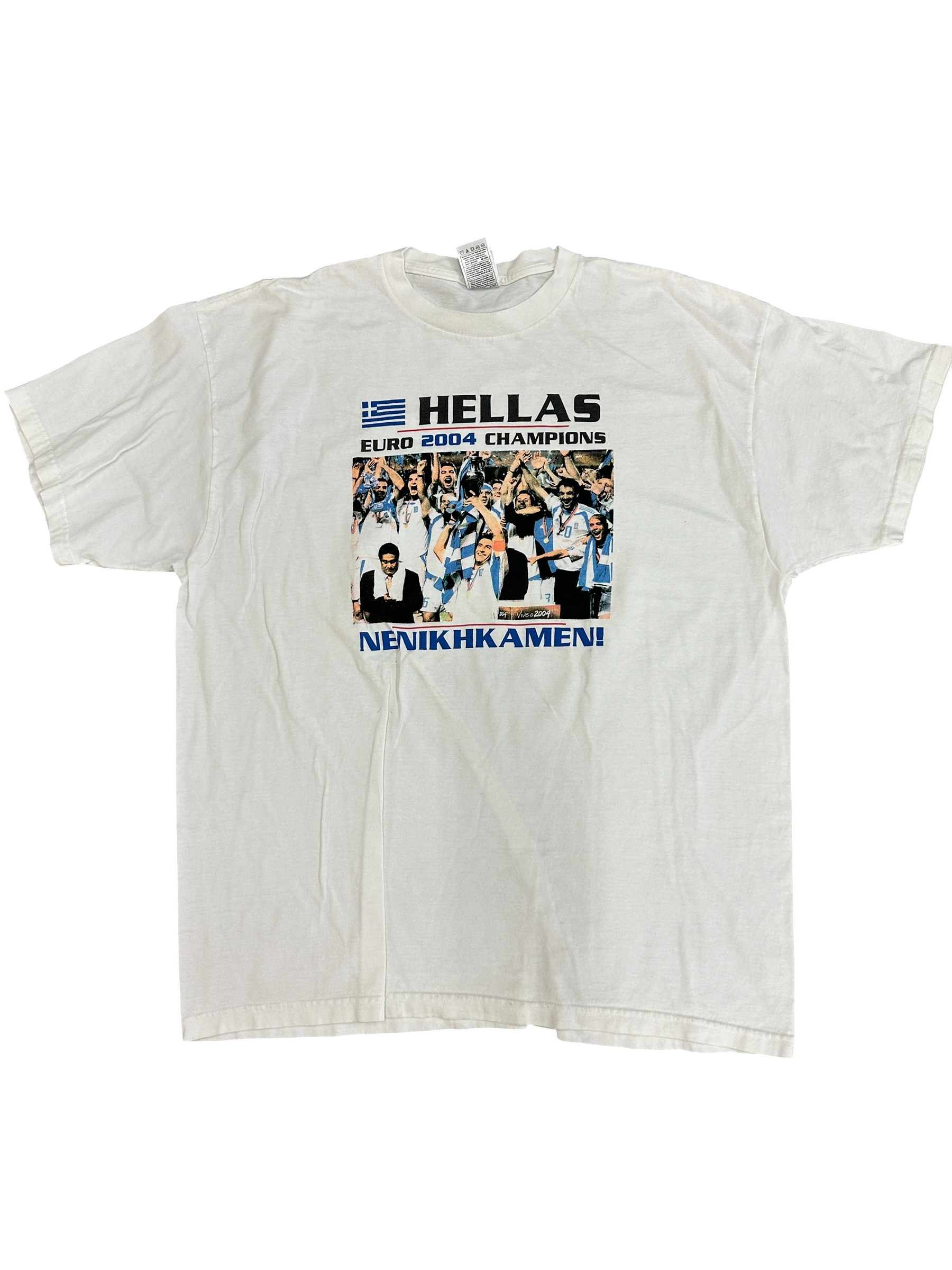 Greece 2004 Champions White Tee