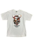 BAPE X Bearbrick Ape head Liberty Walk White Tee