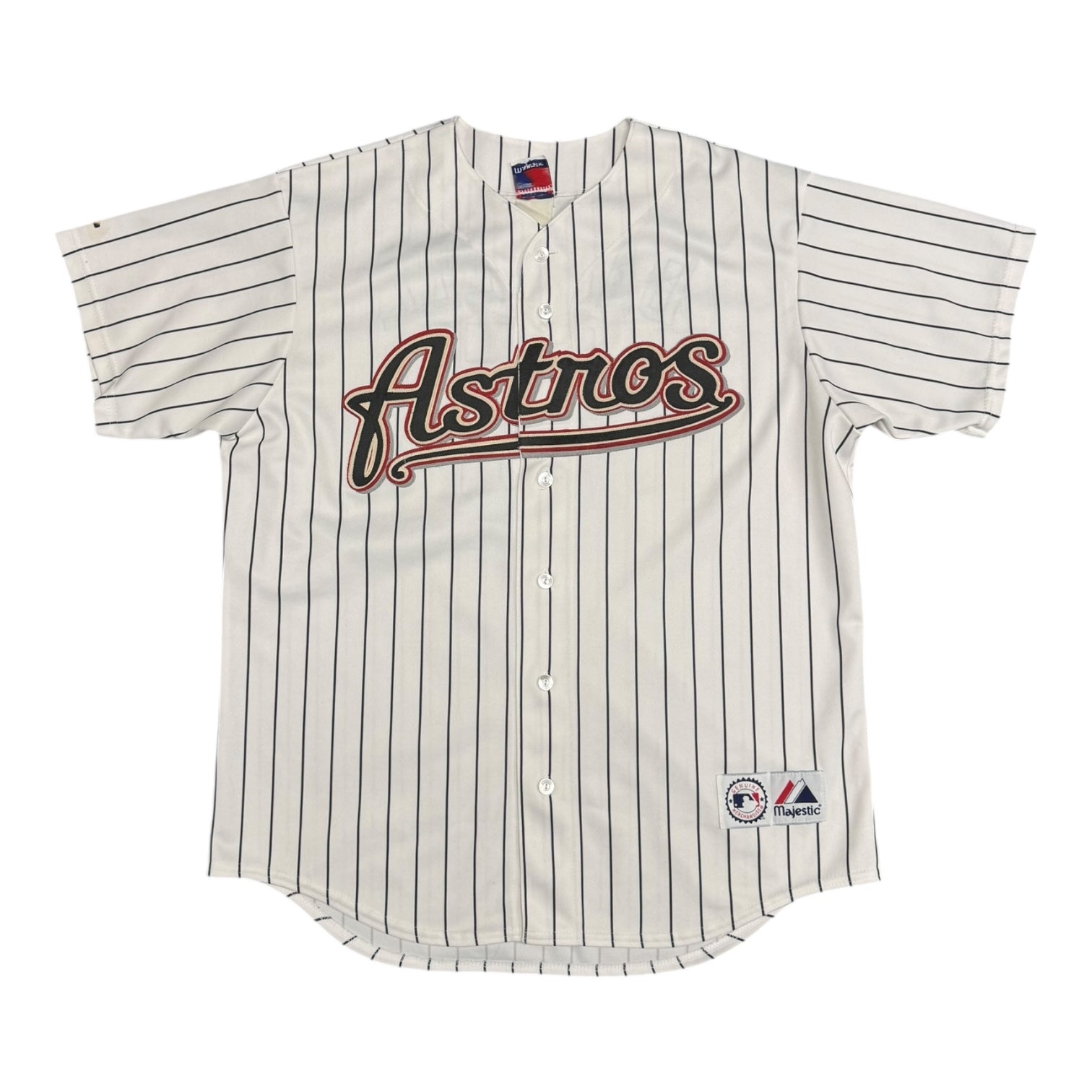 Astros Vintage Bagwell Pinstripe Jersey