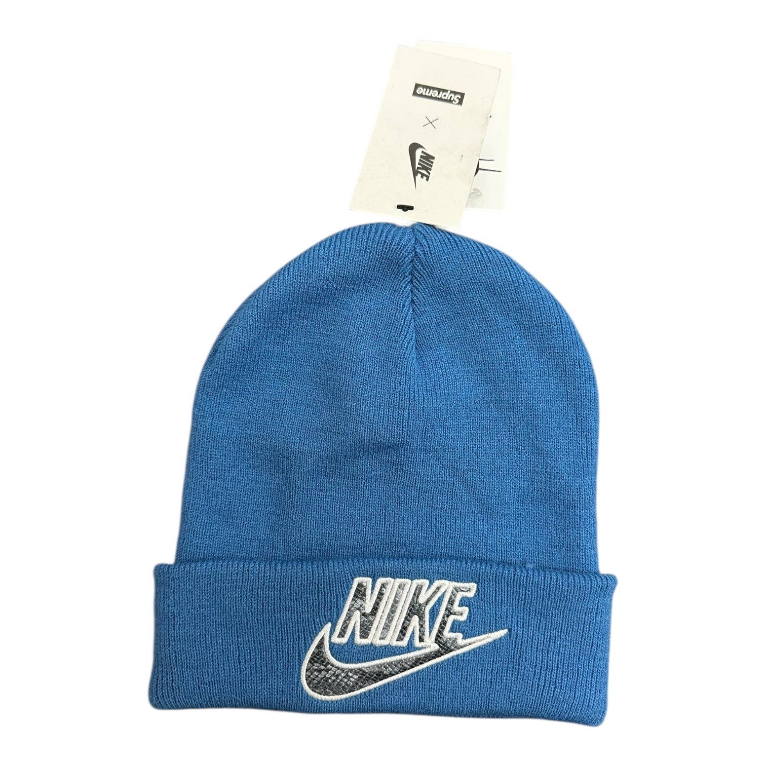 Supreme x Nike Blue Beanie