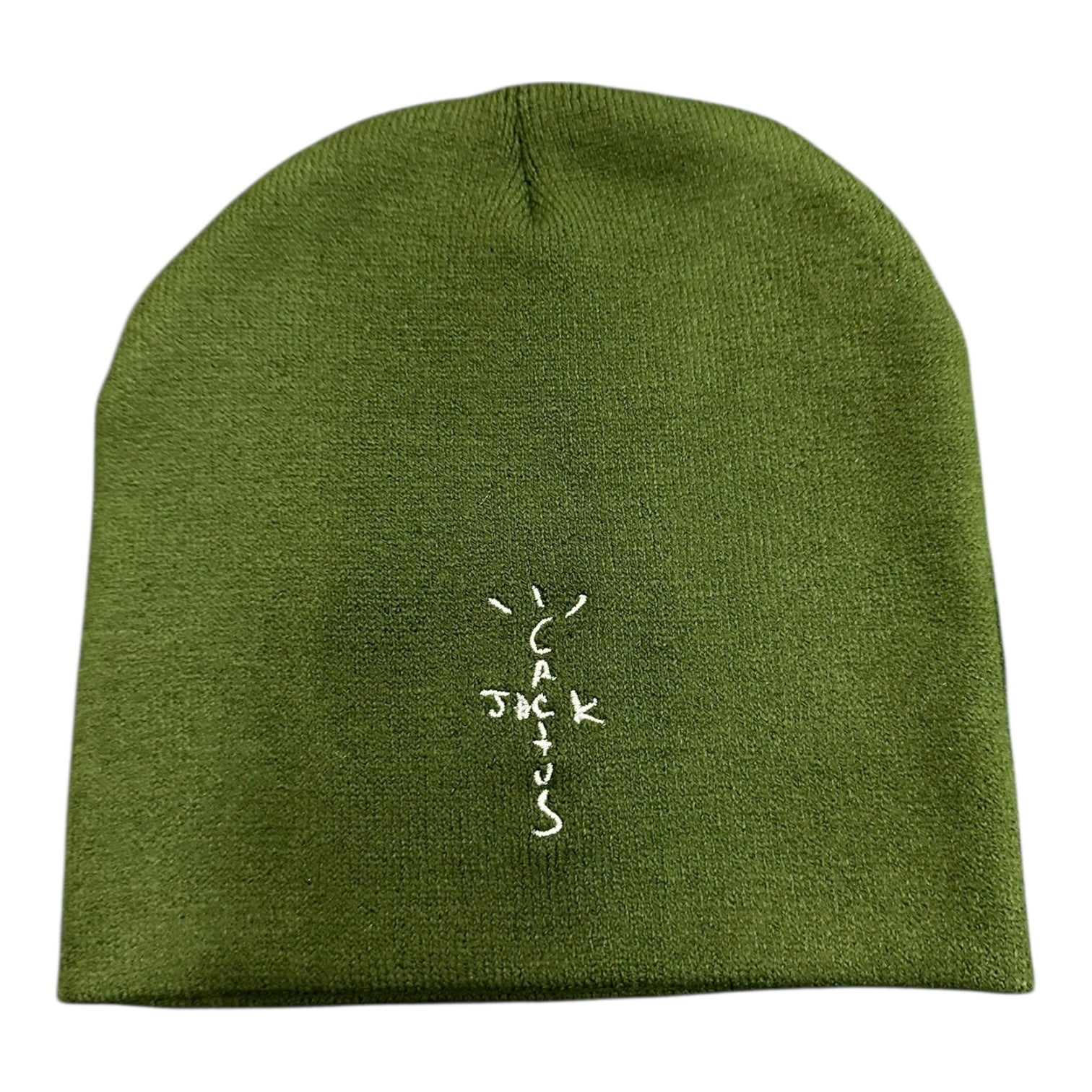 Travis Scott x ID Magazine Green Beanie
