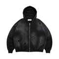 LONESTAR BLACK SUN FADED ZIP-UP