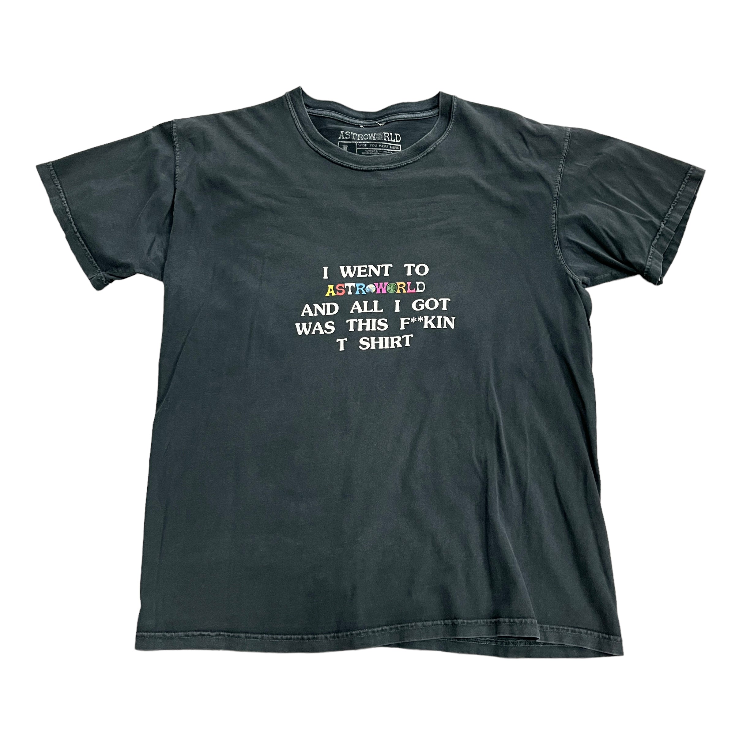 Travis Scott All I Got Was This Shirt  Astroworld Black Tee