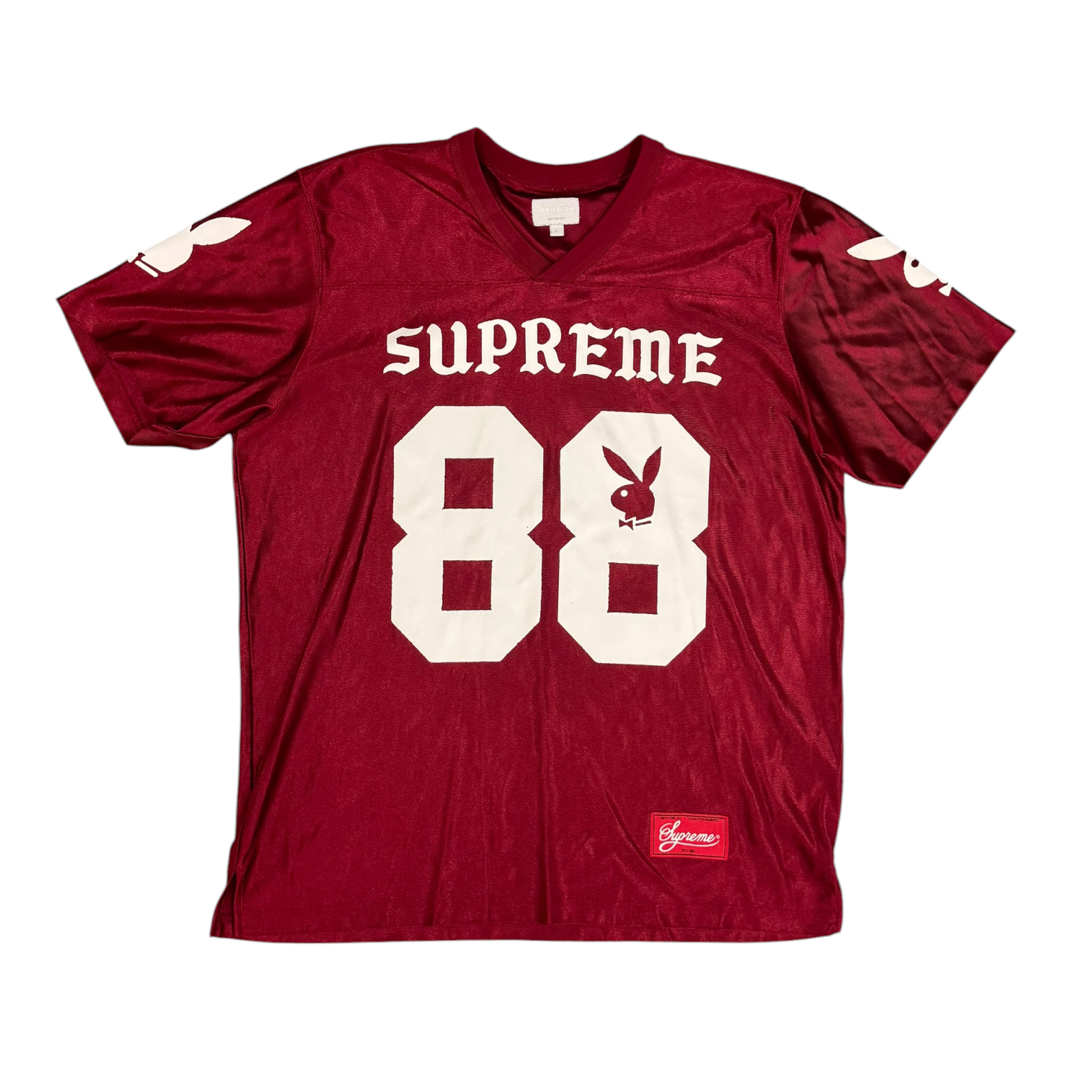 Supreme Playboy Maroon Football Jersey (2014)