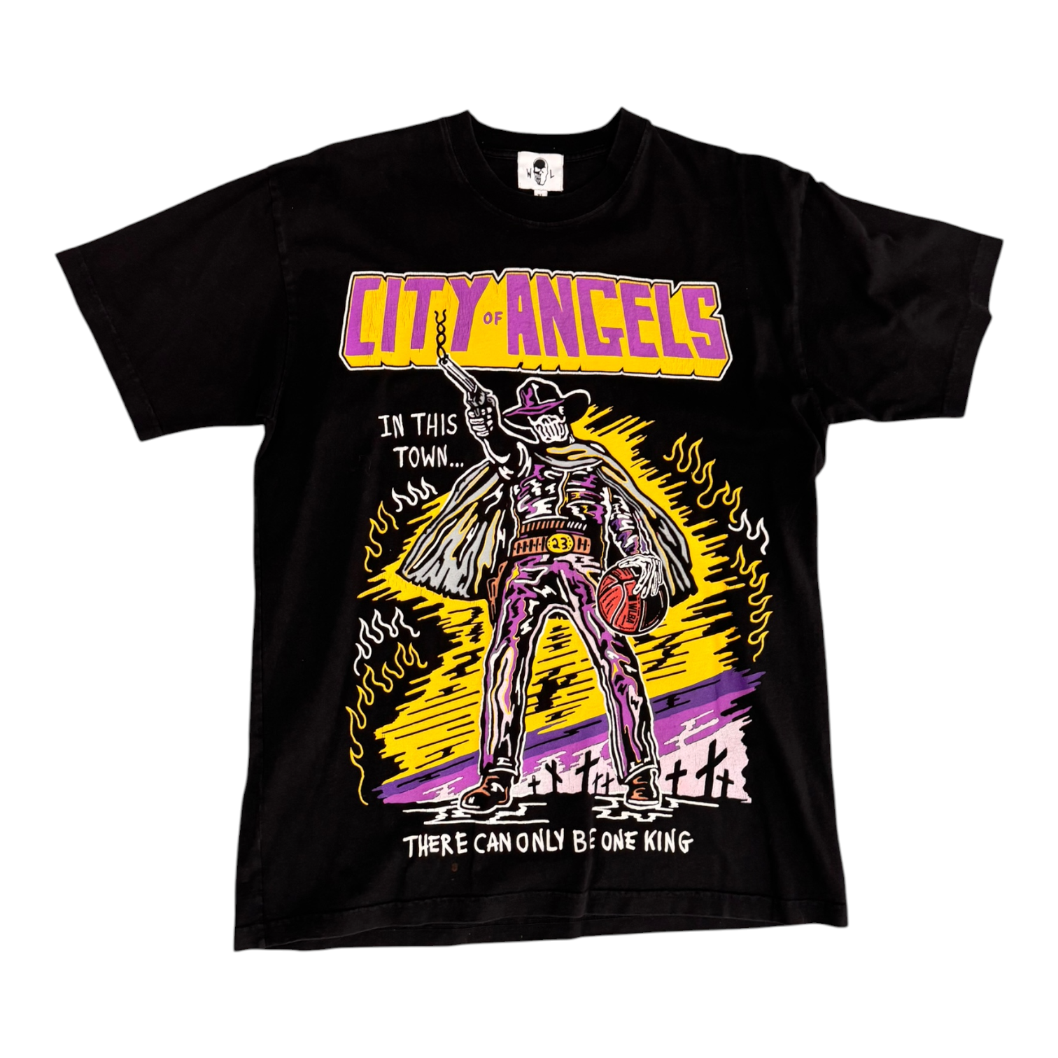 Warren Lotas City of Angels King Black tee