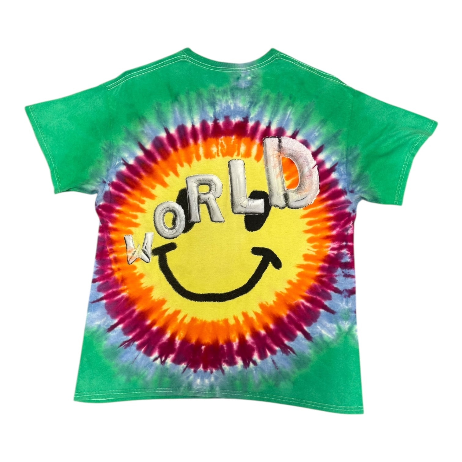Travis Scott Astroworld Green Tie Dye Tee