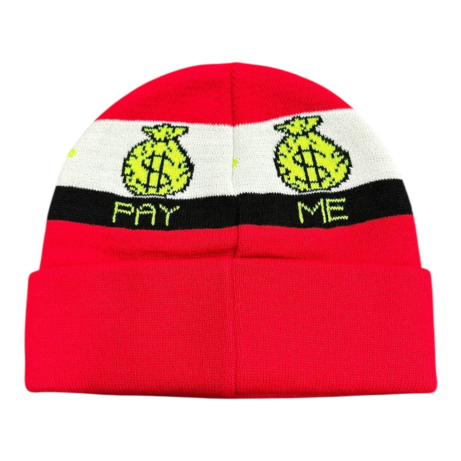Supreme Pay Me Red Beanie