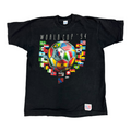 World Cup 94 Soccer Flags Black Tee