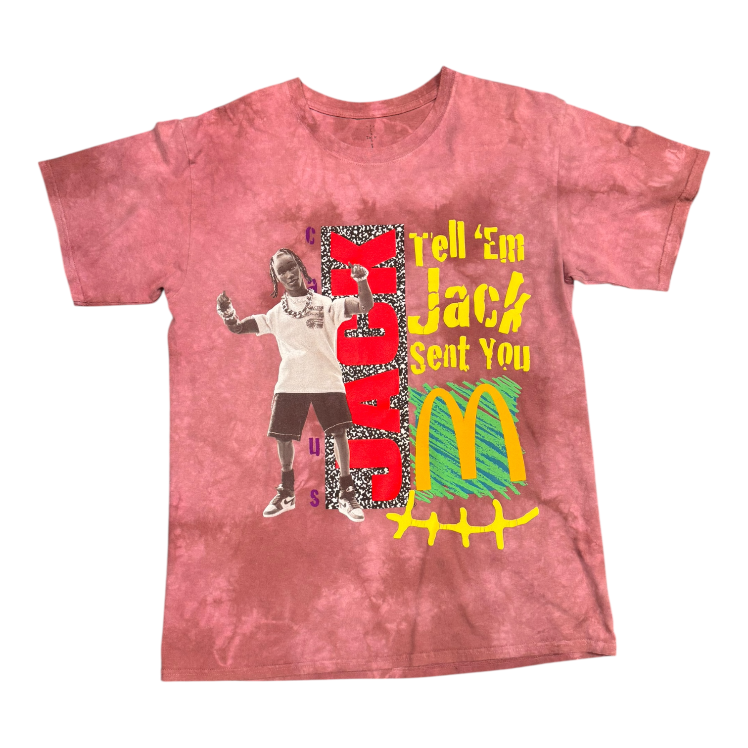Travis Scott x McDonald’s Figure Tie Dye Tee