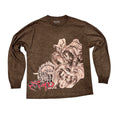 Travis Scott Utopia Tour Mask Brown L/S Tee