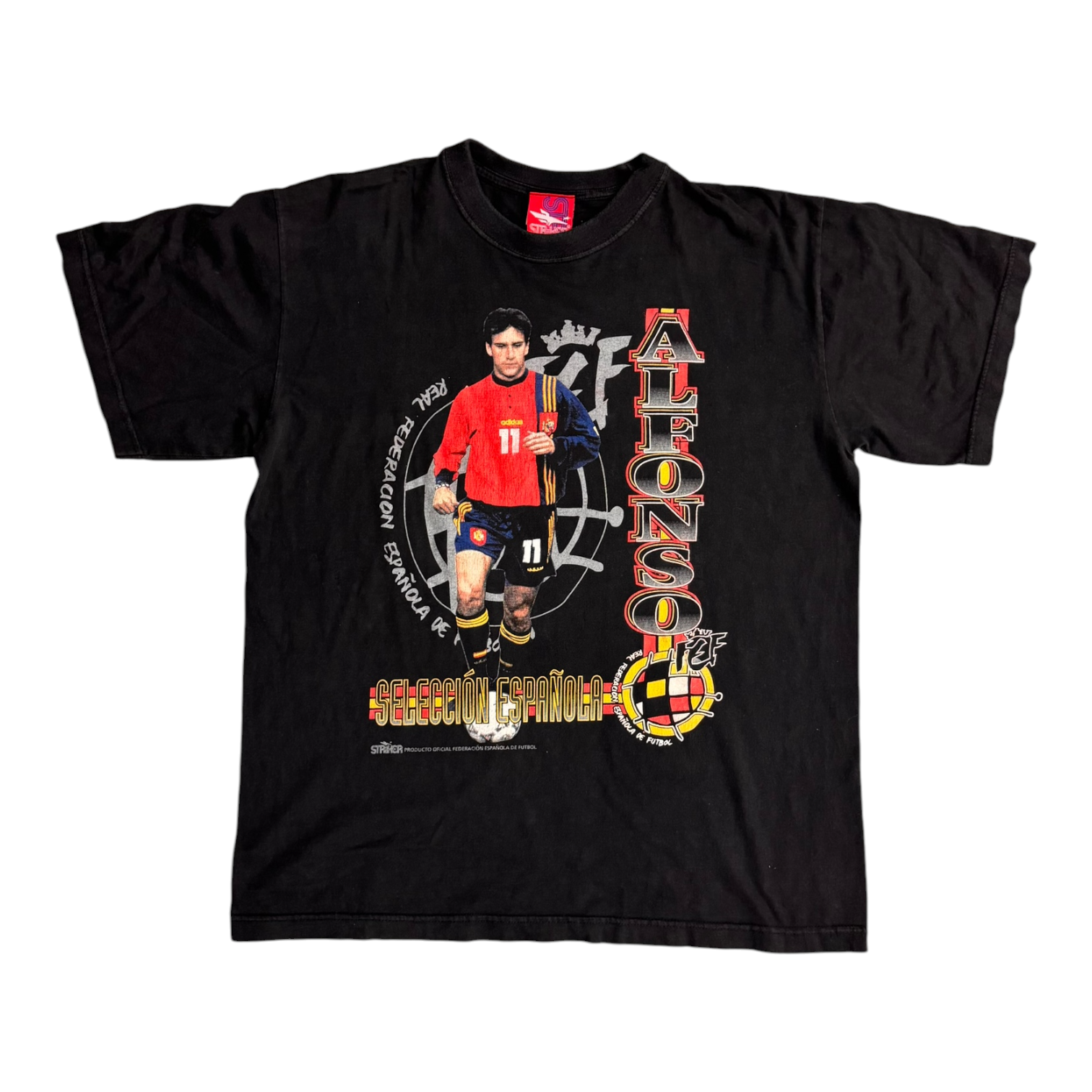 Spain National Team Alfonso Black Tee