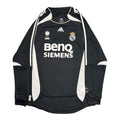 Real Madrid 06/07 Away Black L/S Jersey - BECKHAM