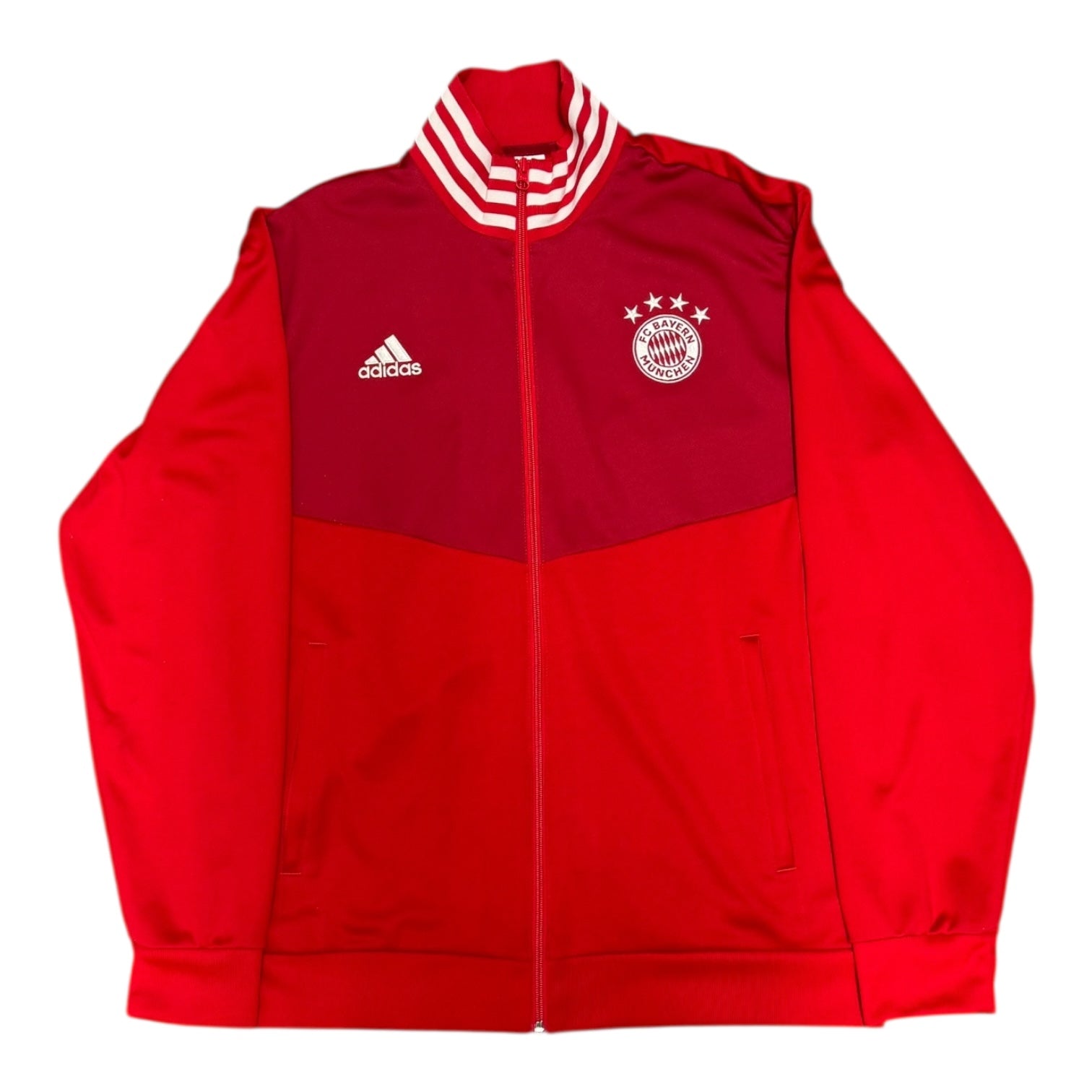 Bayern Munich Red Zip Up Jacket