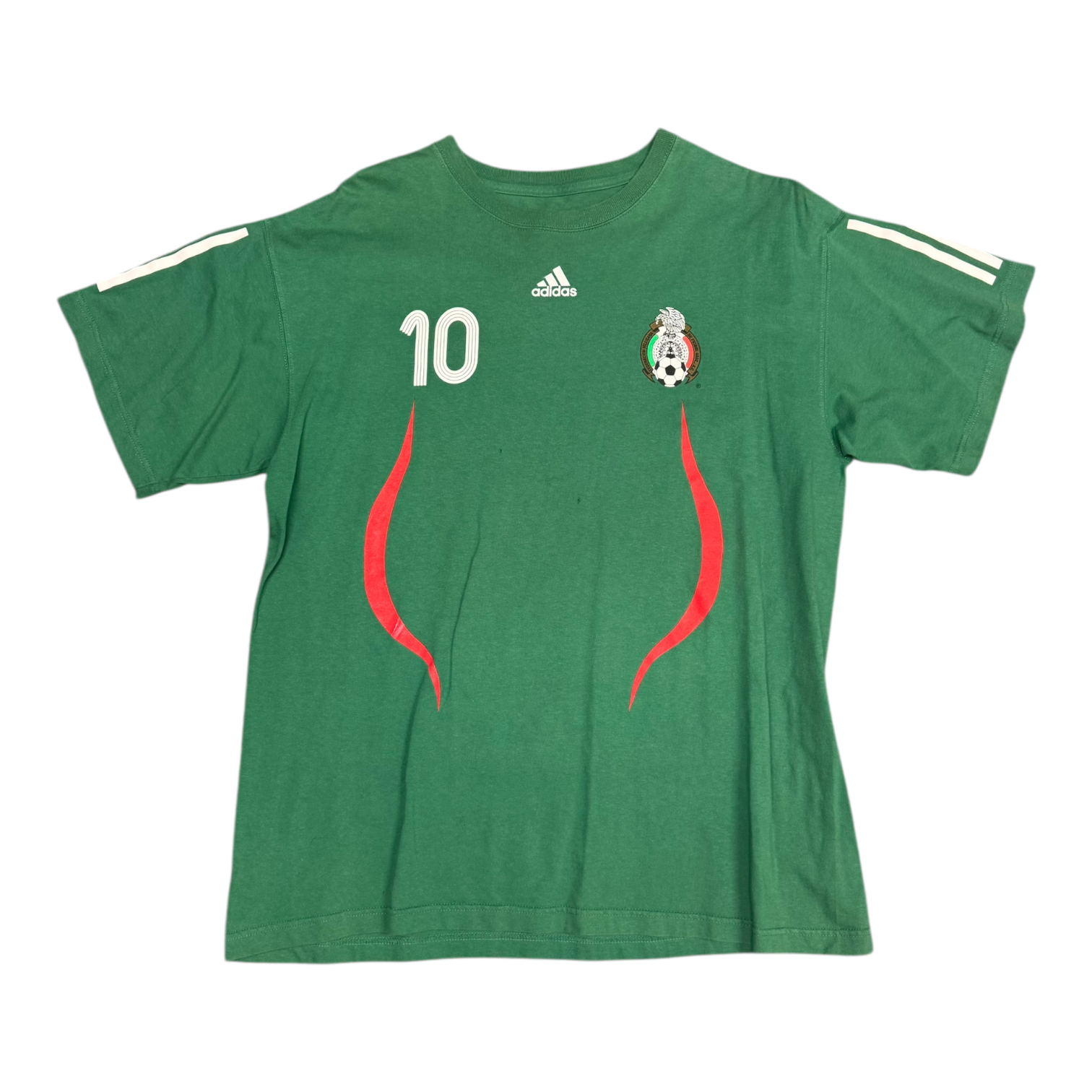 Mexico Cuathemoc Blanco Green Tee