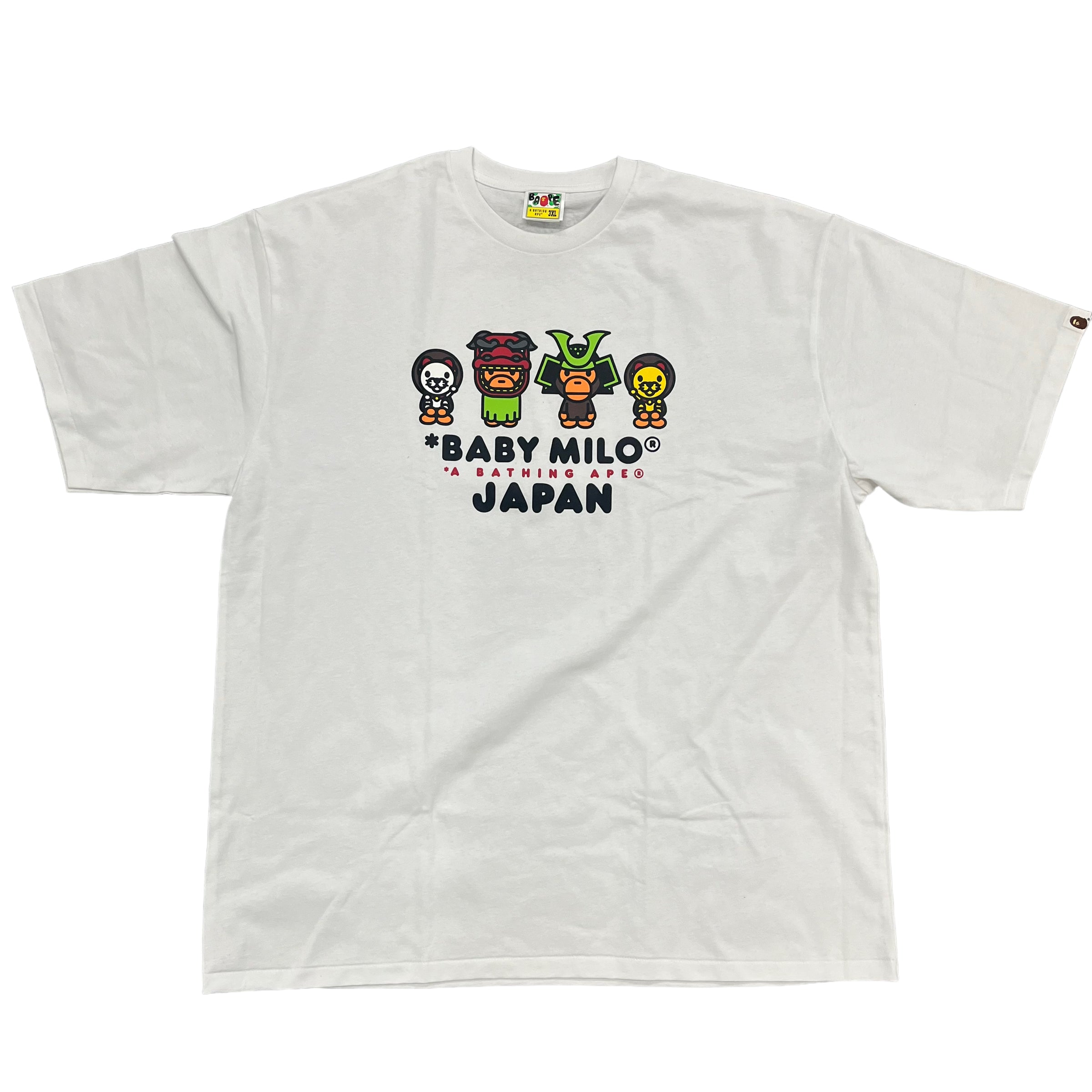 Bape Baby Milo Japan White Tee