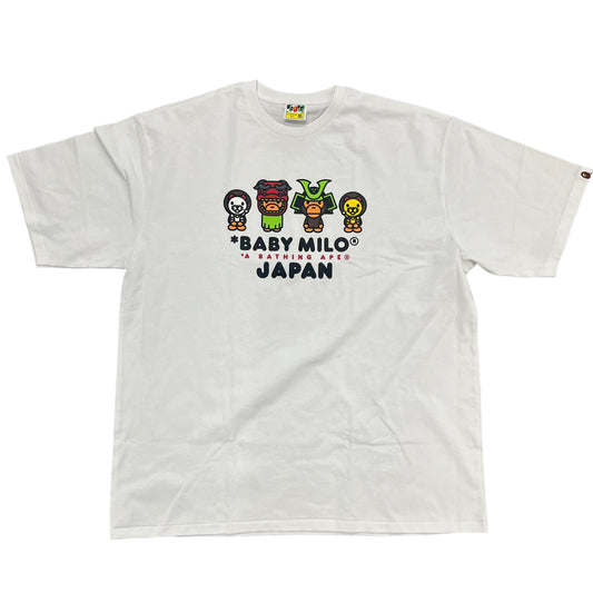 Bape Baby Milo Japan White Tee
