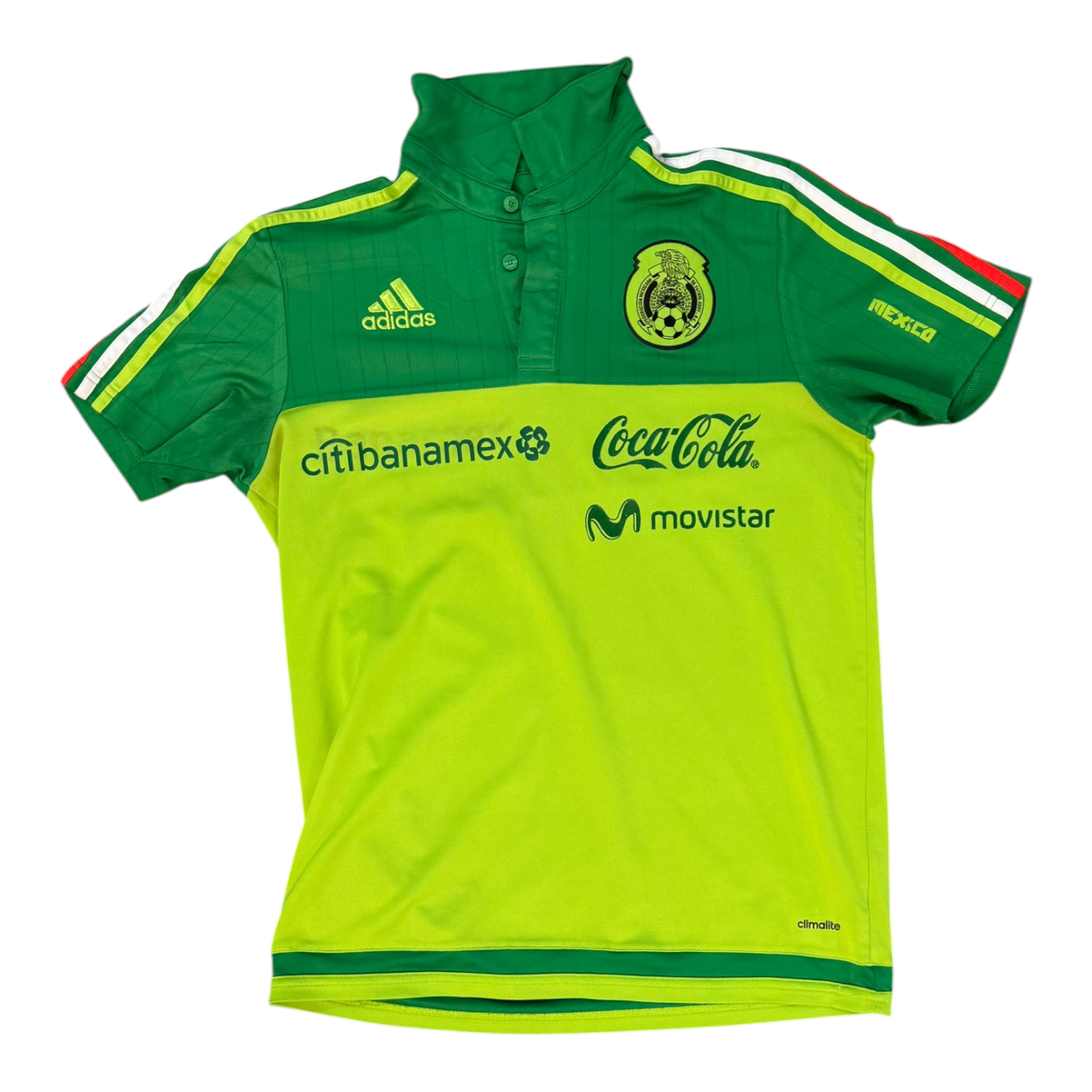Mexico lime green polo shirt