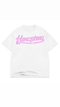 Houston White/Pink Tee
