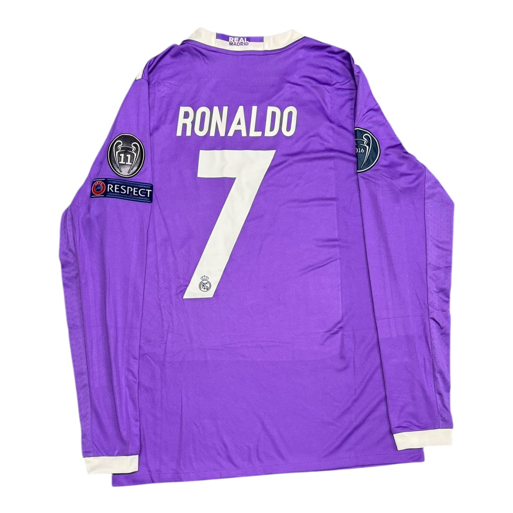 Real Madrid 16/17 Away Purple Jersey - RONALDO