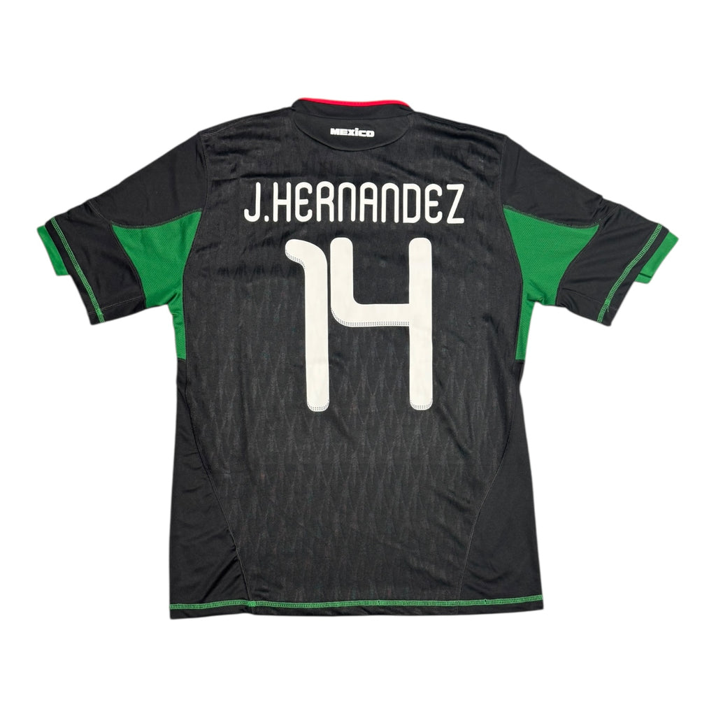 Mexico 2010 Away Black Jersey - J. HERNANDEZ