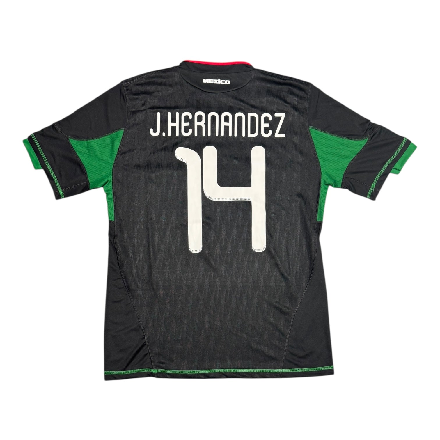 Mexico 2010 Away Black Jersey - J. HERNANDEZ