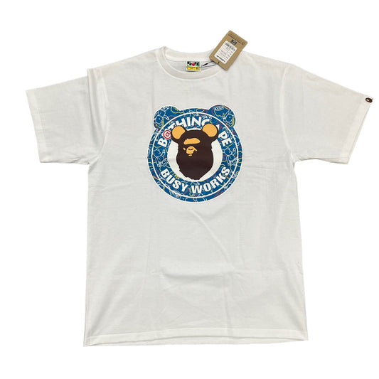 Bape x Medicom Blue White Tee