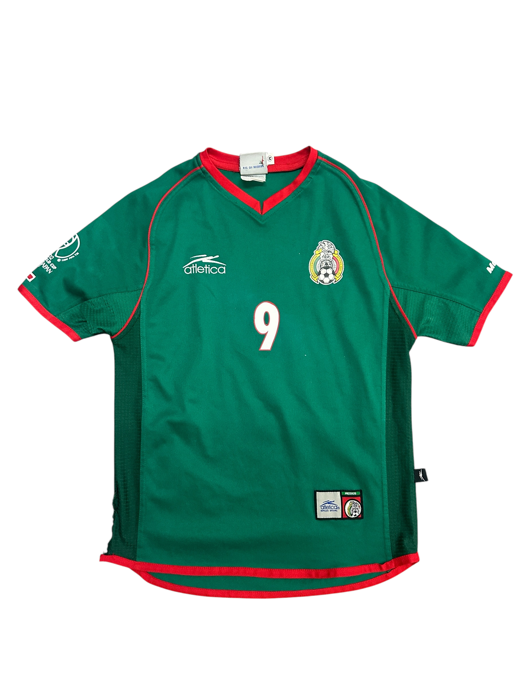 2001-2002 Mexico J. Borgetti Youth Jersey