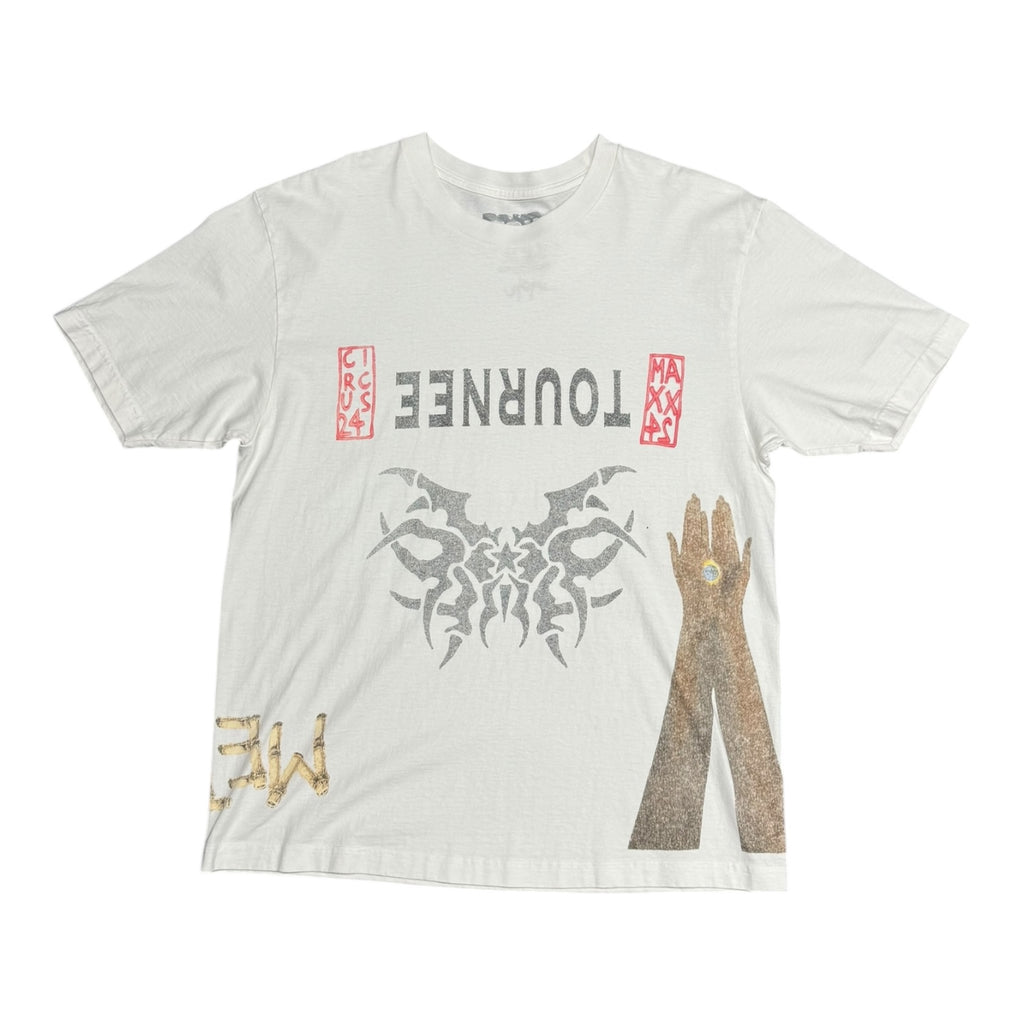 Travis Scott NYC Metlife Tournee White Tee