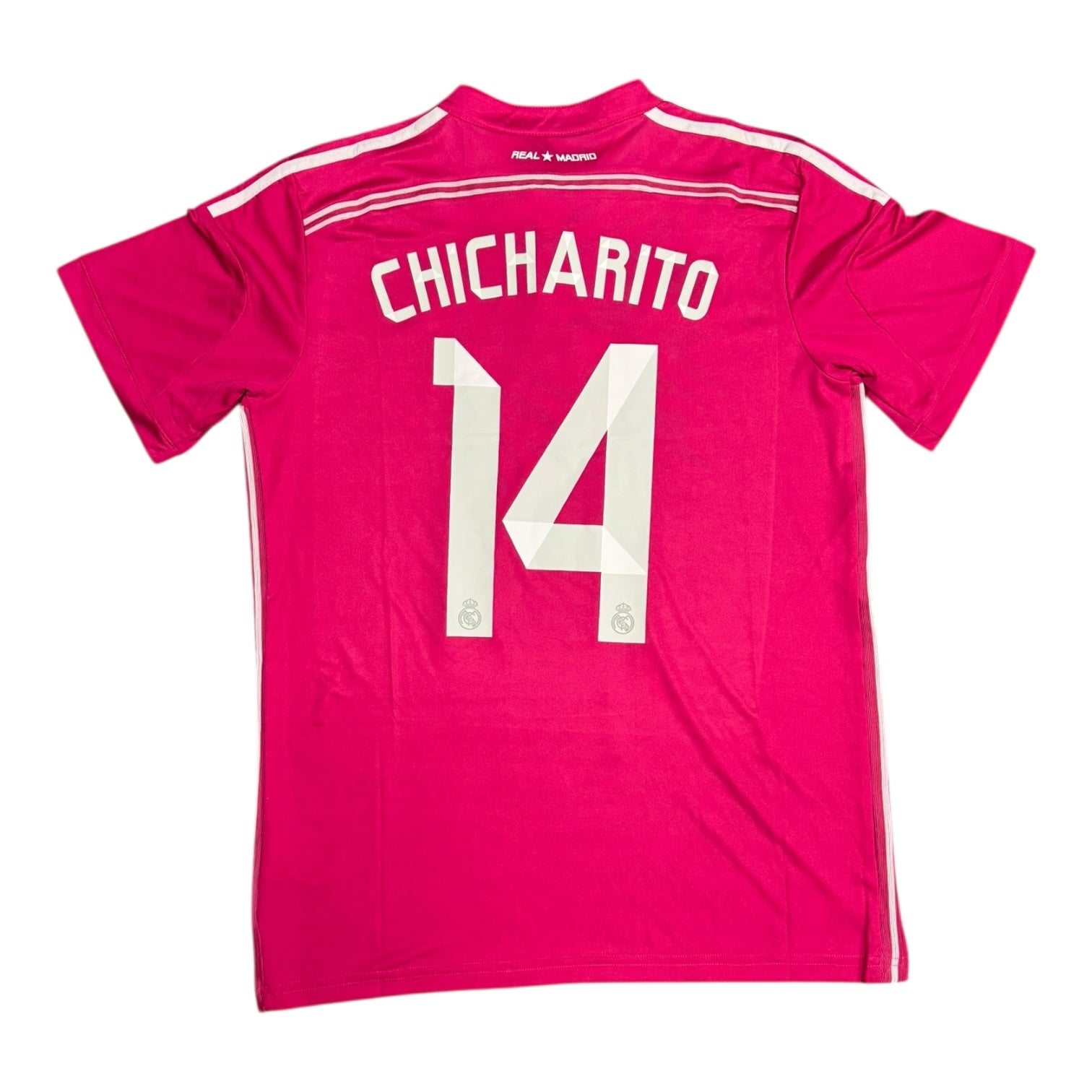 Real Madrid 14/15 Away Pink Jersey - CHICHARITO