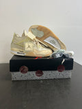 Air Jordan 4 x off white “sail” (12W/10.5M)