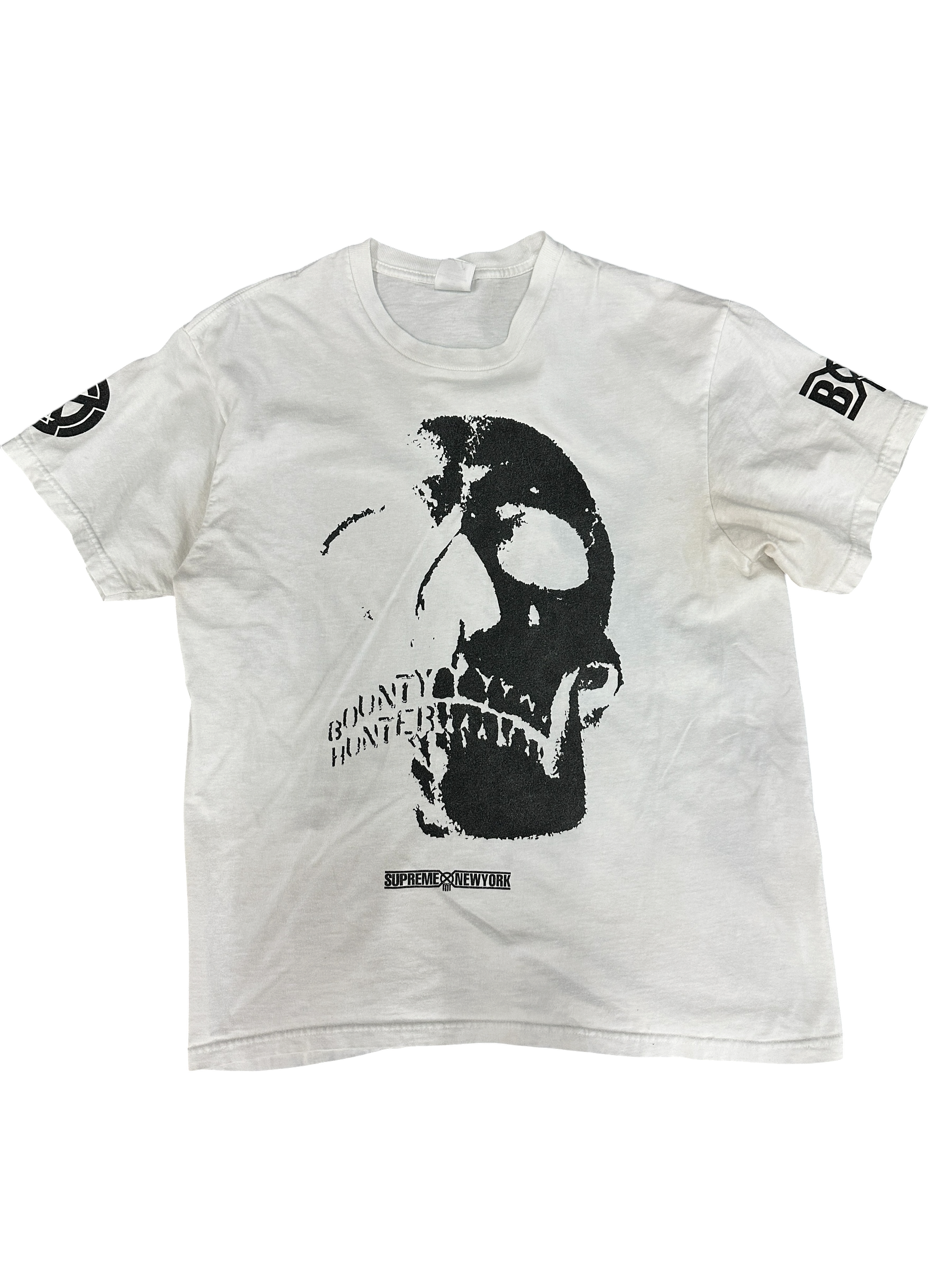 Supreme Bounty Hunter Skulls White Tee