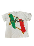 Mexico Flag White Tee