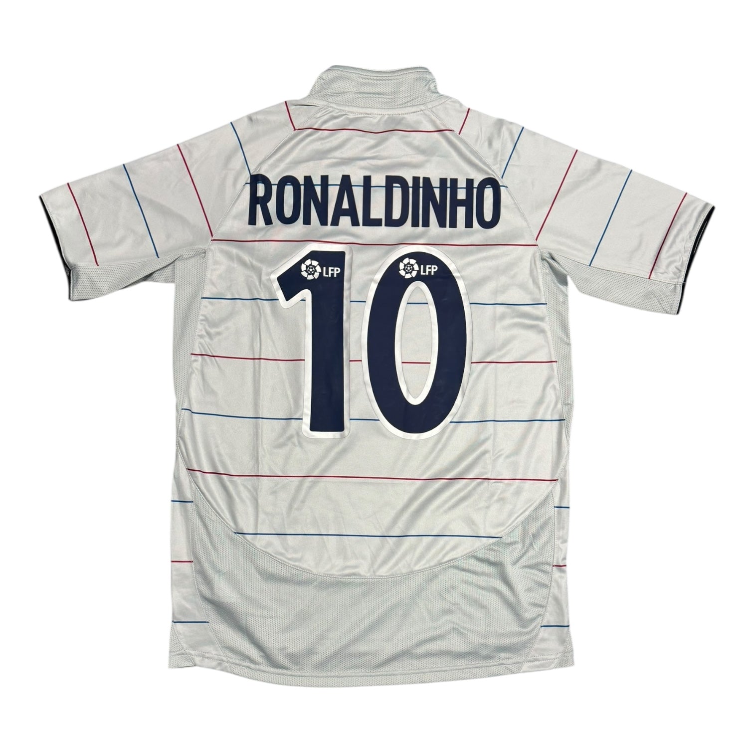 Barcelona 03/04 Away Grey Jersey - RONALDINHO