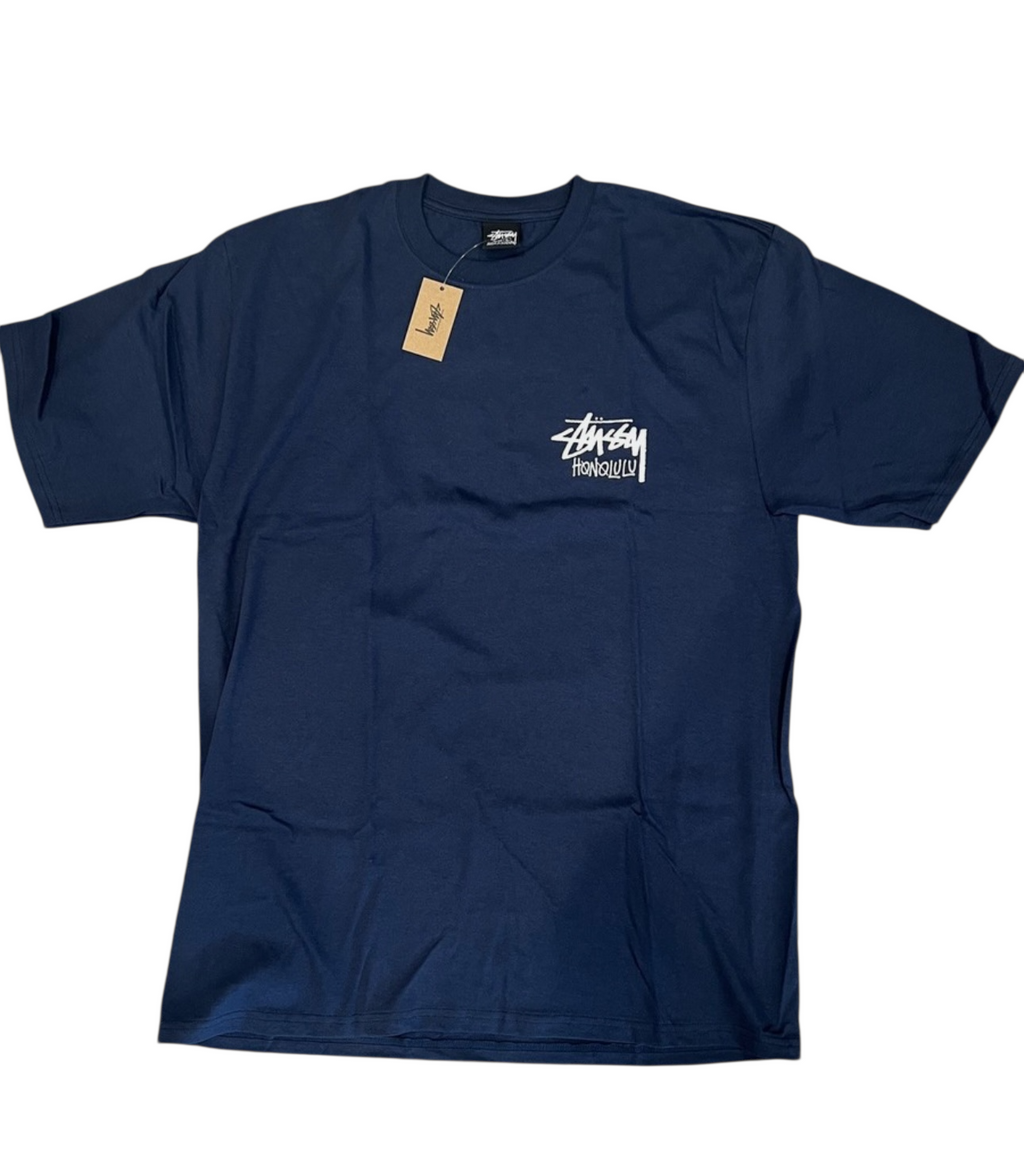 Stussy Honolulu Navy Tee