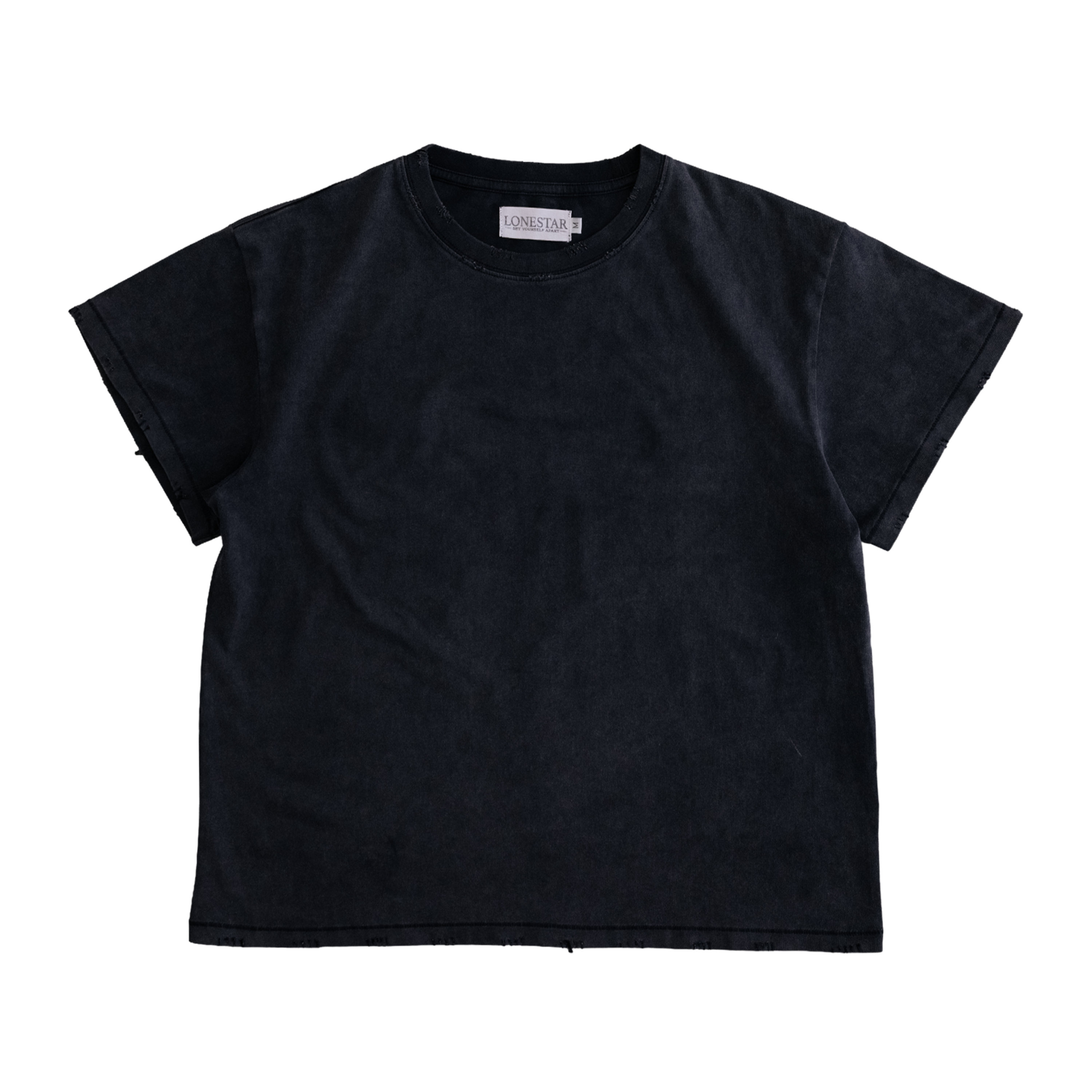 LONESTAR BLACK BLANK TEE