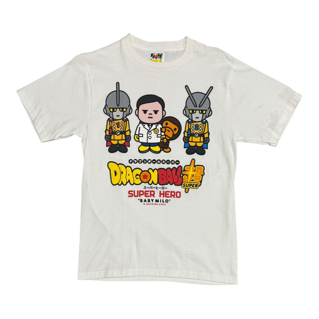 Bape x Dragon Ball Super Red Ribbon Army White Tee