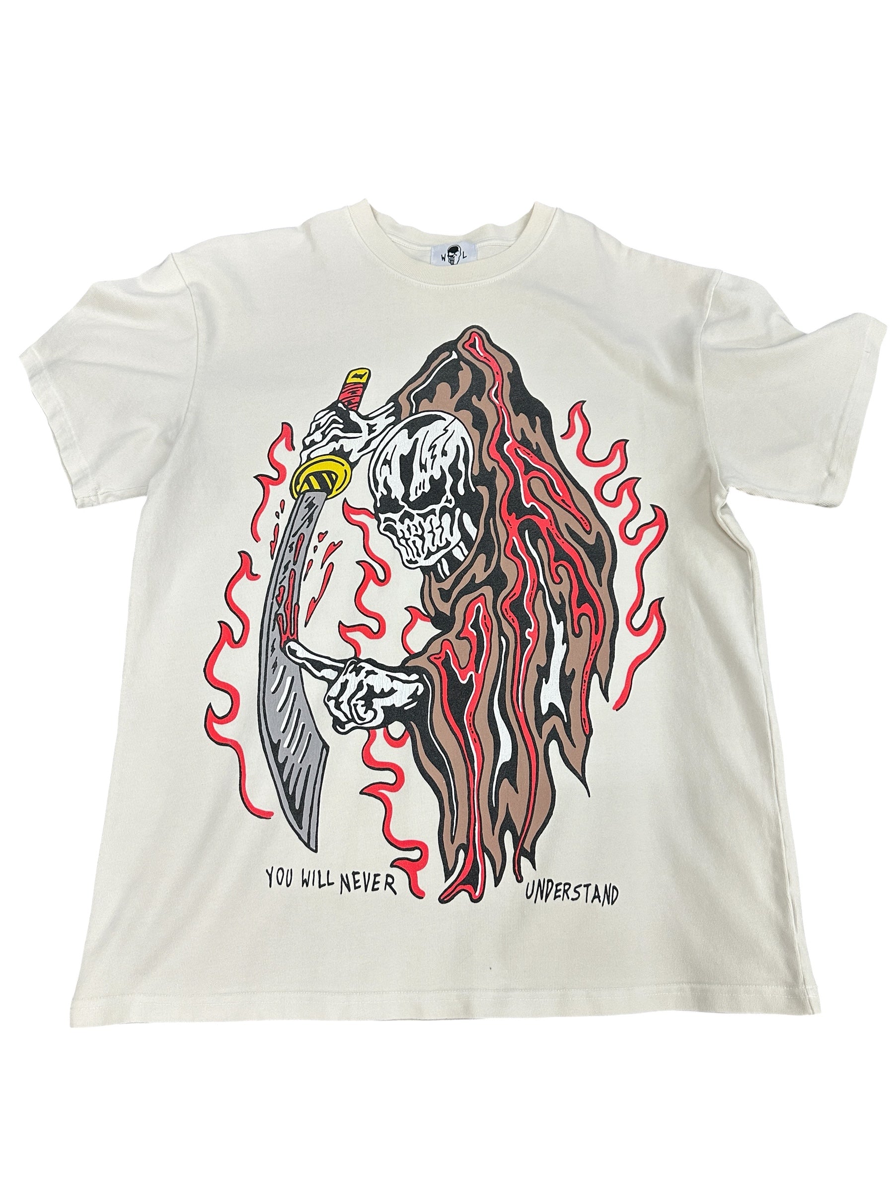 Warren Lotus Samurai White Tee