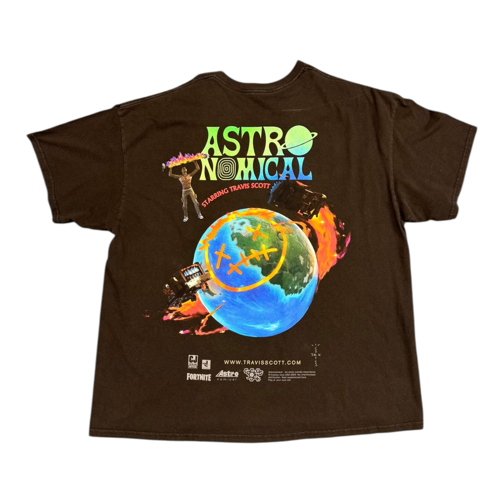Travis Scott x Fortnite Astronomical Brown Tee