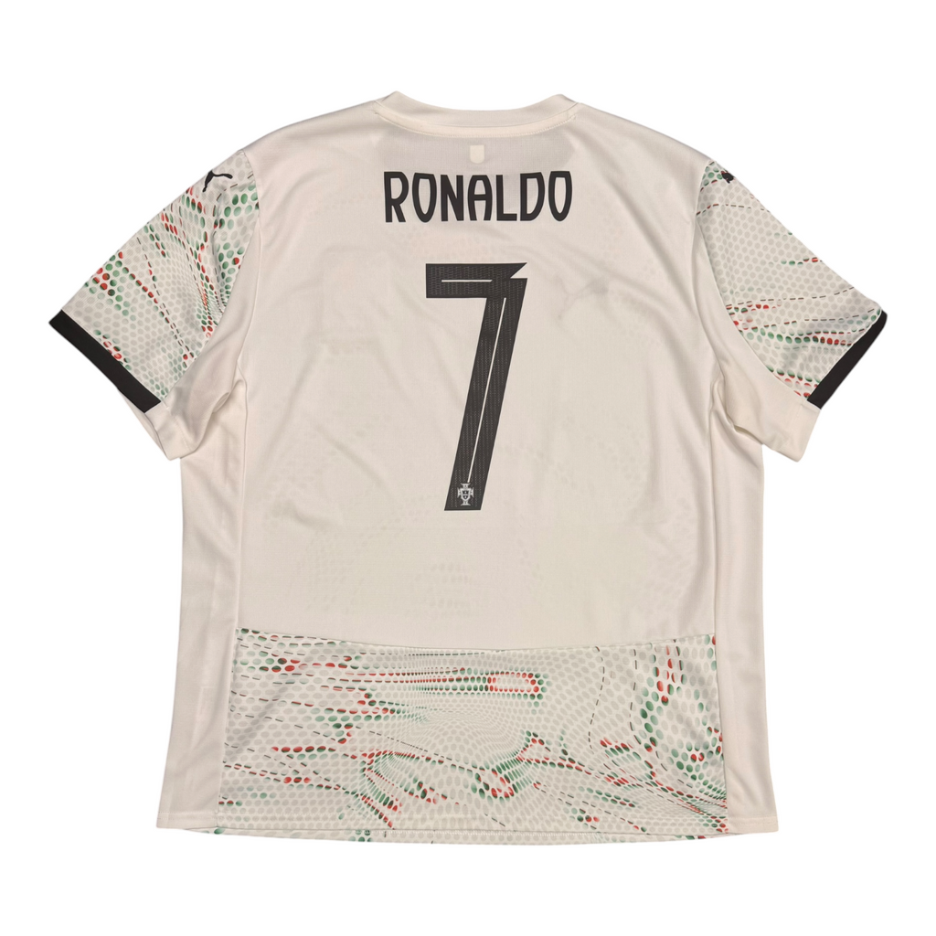 Portugal 25/26 White Away Jersey - RONALDO